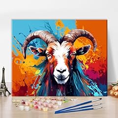 Peinture abstraite chèvre d'occasion  Livré partout en Belgiqu
