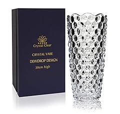 Crystal vase inch for sale  Delivered anywhere in USA 