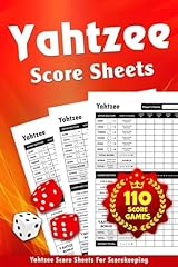 Yahtzee score pads for sale  Delivered anywhere in USA 