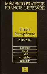 Union européenne juridique d'occasion  Livré partout en France