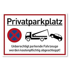 Privatparkplatz schild parken gebraucht kaufen  Wird an jeden Ort in Deutschland