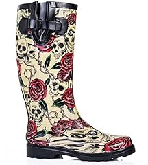 Womens wellingtons skull for sale  Delivered anywhere in UK