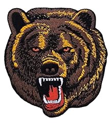 Grizzly bear embroidered for sale  Delivered anywhere in USA 