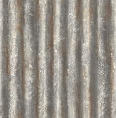 BHF FD22333"Reclaimed Corrugated Metal Steel" Wallpaper, used for sale  Delivered anywhere in UK