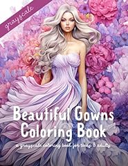 Beautiful gowns coloring for sale  Delivered anywhere in USA 