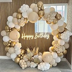 White gold balloons for sale  Delivered anywhere in Ireland