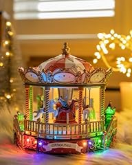 Christmas musical carousel for sale  Delivered anywhere in UK