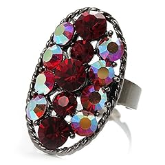 Bague cocktail ovale d'occasion  Livré partout en France