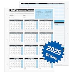 2025 attendance calendar for sale  Delivered anywhere in USA 