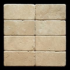 Ivory travertine subway for sale  Delivered anywhere in USA 