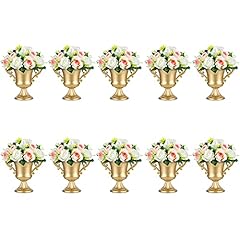 10 Pcs Wedding Centerpieces Vase for Tables - Gold, used for sale  Delivered anywhere in Canada