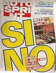 Autosprint gennaio 1985 usato  Spedito ovunque in Italia 