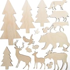 18pc unfinished wood for sale  Delivered anywhere in USA 