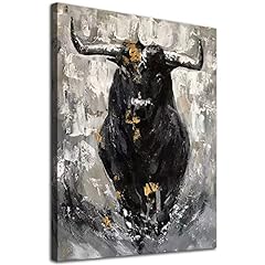 Bull cow canvas for sale  Delivered anywhere in USA 