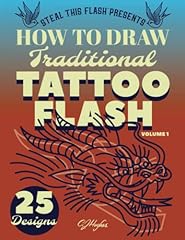 Draw traditional tattoo for sale  Delivered anywhere in UK