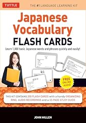 Japanese vocabulary flash for sale  Delivered anywhere in USA 