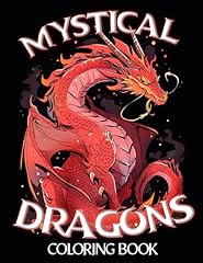 Mystical dragons coloring for sale  Delivered anywhere in UK