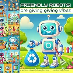 Friendly robots giving for sale  Delivered anywhere in USA 