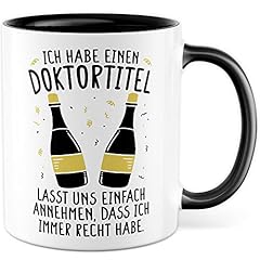 Doktortitel tasse geschenk gebraucht kaufen  Wird an jeden Ort in Deutschland
