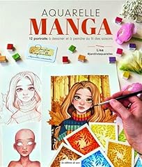 Aquarelle manga portraits d'occasion  Livré partout en France