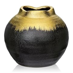 Gold keramikvase blumendekorat gebraucht kaufen  Wird an jeden Ort in Deutschland