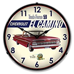 1959 Chevrolet El Camino Task Force 59 LED Wall Clock,, used for sale  Delivered anywhere in Canada