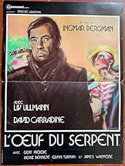 Affiche oeuf serpent d'occasion  Livré partout en France