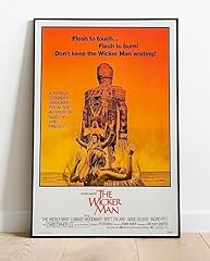 Wicker man poster for sale  Delivered anywhere in UK