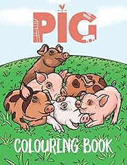 Pig colouring book for sale  Delivered anywhere in UK