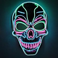 Halloween LED Purge Scary Mask Light Up LED Mask Cool for sale  Delivered anywhere in USA 