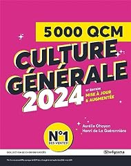 5000 qcm culture d'occasion  Livré partout en France