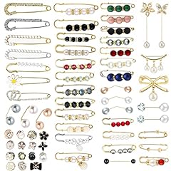 60pcs brooches pins for sale  Delivered anywhere in USA 