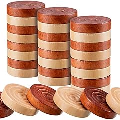 Pieces wood checkers for sale  Delivered anywhere in USA 