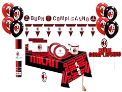 Kit compleanno milan usato  Spedito ovunque in Italia 