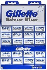 Gillette silver blue for sale  Delivered anywhere in USA 
