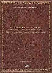 Siècle. préliminaires livre d'occasion  Livré partout en France