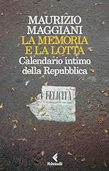 Memoria lotta. calendario usato  Spedito ovunque in Italia 