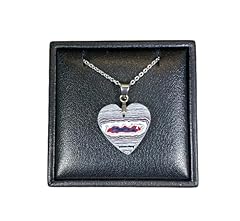 Fordite heart necklace for sale  Delivered anywhere in USA 