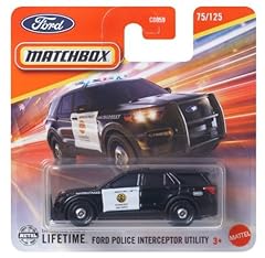 Matchbox ford police usato  Spedito ovunque in Italia 