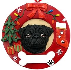 Pug christmas ornament for sale  Delivered anywhere in USA 