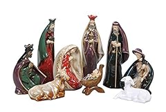 Colorful stoneware nativity for sale  Delivered anywhere in USA 