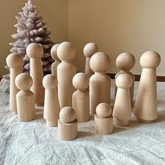Holzmännchen familie figuren gebraucht kaufen  Wird an jeden Ort in Deutschland