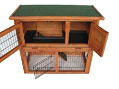 Bunny Business Double Decker Rabbit/ Guinea Hutch with for sale  Delivered anywhere in UK