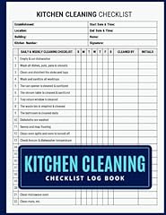 Kitchen cleaning checklist for sale  Delivered anywhere in UK