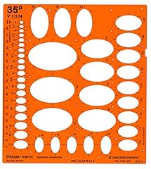 Standardgraph schablone ellips gebraucht kaufen  Wird an jeden Ort in Deutschland