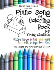 Piano song coloring for sale  Delivered anywhere in USA 