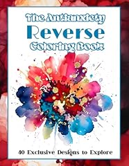 Antianxiety reverse coloring for sale  Delivered anywhere in USA 