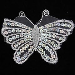 White butterfly applique for sale  Delivered anywhere in UK