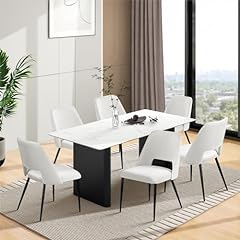 Comfy white dining for sale  Delivered anywhere in USA 