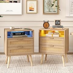 Halitaa rattan nightstands for sale  Delivered anywhere in USA 